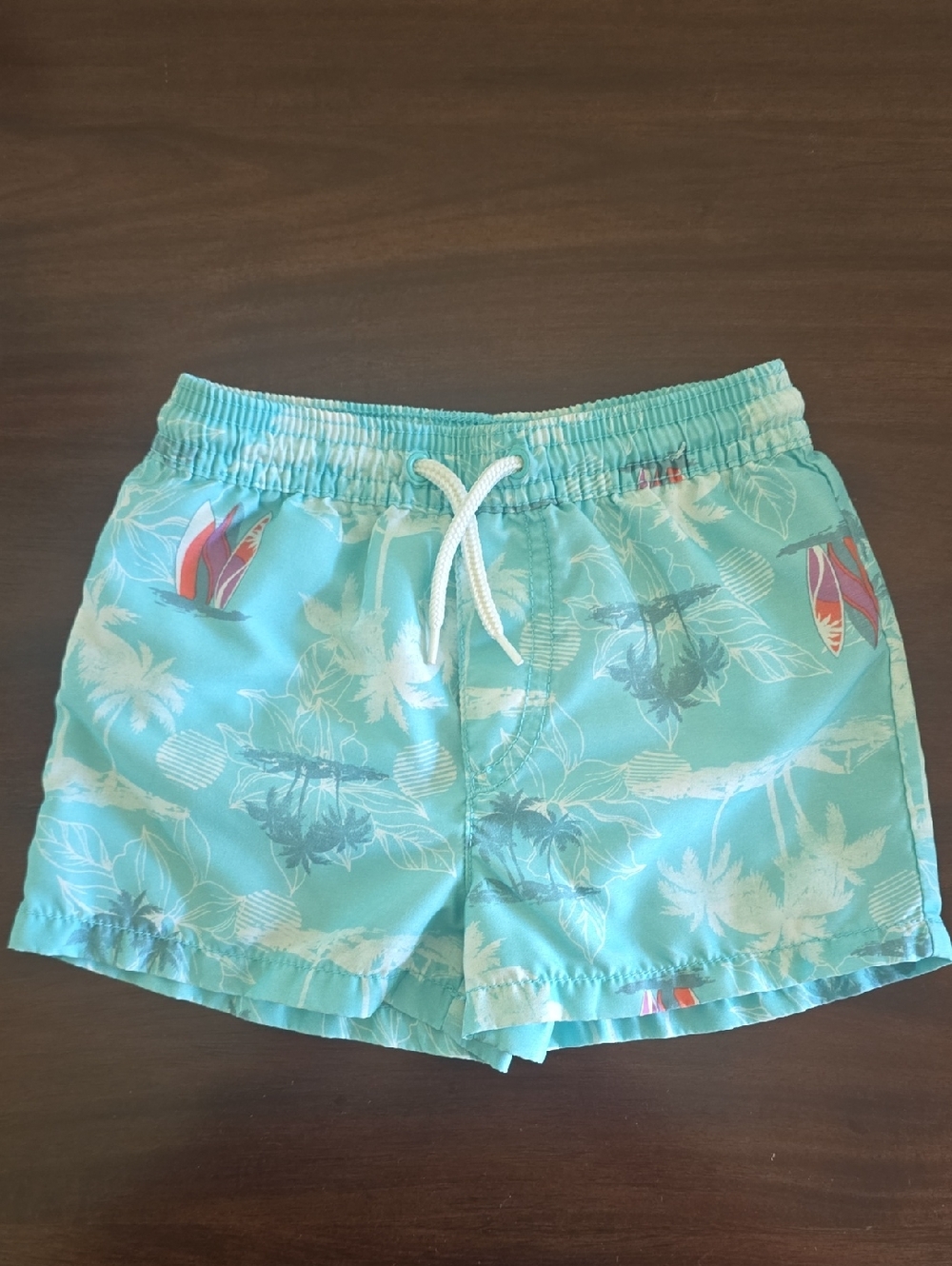 OshKosh B'gosh Toddler Swim Shorts in Light Aqua